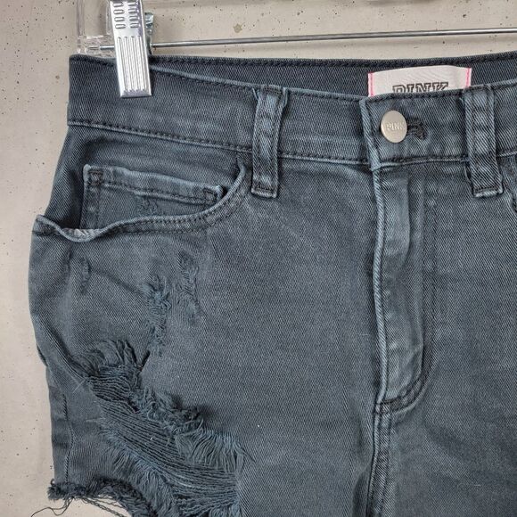 Pink Victoria's Secret Denim Shorts. Black 4#023 - Picture 5 of 14